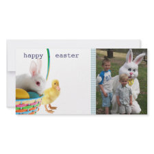 easter photo card photocard