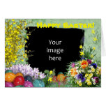 Easter photo frame greeting card