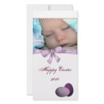 Easter photocard photo card template