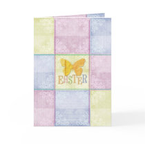 Easter Plaid Greeting Card