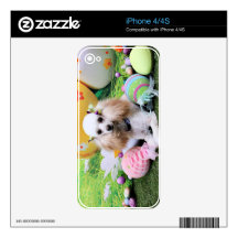 Easter - Poodle - Dolly iPhone 4S Skins