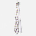 Easter Purple Iris Tie tie