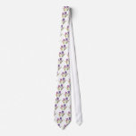 Easter Purple Iris Tie