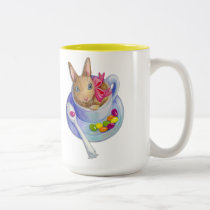Easter Rabbit in Tea Cup mugs
