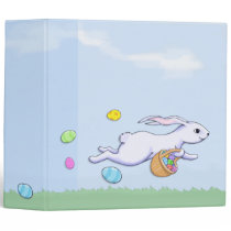 Easter Rabbit Run Binder binders