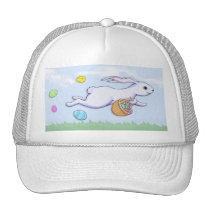 Easter Rabbit Run Hat hats