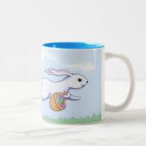 Easter Rabbit Run Mug mugs