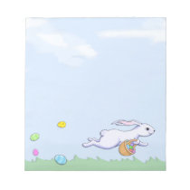 Easter Rabbit Run Notepad notepads