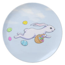 Easter Rabbit Run Plate plates
