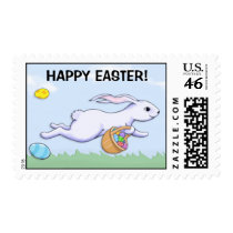 Easter Rabbit Run Stamp stamps
