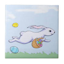Easter Rabbit Run Tile tiles