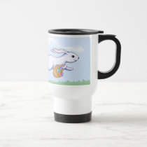 Easter Rabbit Run Travel Mug mugs
