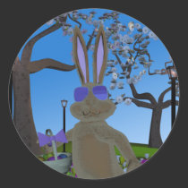 Easter Rabbit stickers