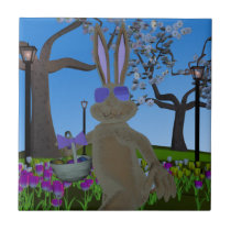 Easter Rabbit Tile tiles