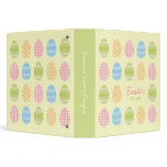 Easter Recipes binder
