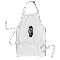 Easter: Resurrection of Christ stained glass Aprons