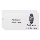 Easter: Resurrection of Christ stained glass Photo Card Template