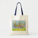 Easter Running Pastel Rabbits Bags