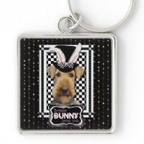 Easter - Some Bunny Loves You - Airedale Key Chain
