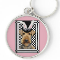 Easter - Some Bunny Loves You - Airedale Key Chains