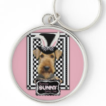 Easter - Some Bunny Loves You - Airedale Key Chain
