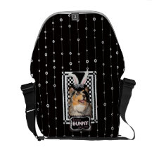 Easter - Some Bunny Loves You  Australian Shepherd Courier Bag