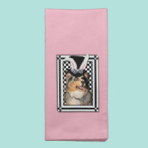 Easter - Some Bunny Loves You  Australian Shepherd napkins