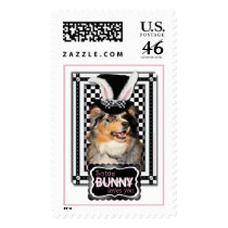Easter - Some Bunny Loves You  Australian Shepherd Stamps