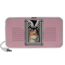 Easter - Some Bunny Loves You  Australian Shepherd speakers