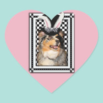 Easter - Some Bunny Loves You  Australian Shepherd stickers