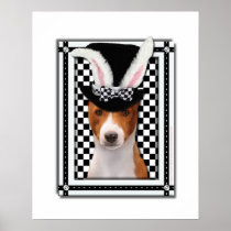 Easter - Some Bunny Loves You - Basenji Print