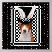 Easter - Some Bunny Loves You - Basenji Print