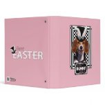 Easter - Some Bunny Loves You - Beagle 3 Ring Binder