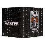 Easter - Some Bunny Loves You - Beagle 3 Ring Binders