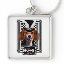 Easter - Some Bunny Loves You - Beagle Keychain