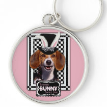 Easter - Some Bunny Loves You - Beagle Keychain