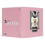 Easter - Some Bunny Loves You - Bichon Frise Vinyl Binder