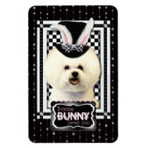 Easter - Some Bunny Loves You - Bichon Frise Rectangle Magnets