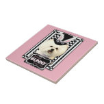 Easter - Some Bunny Loves You - Bichon Frise Tile