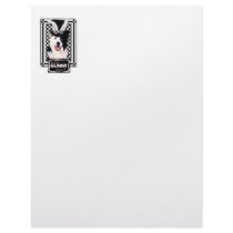 Easter - Some Bunny Loves You - Border Collie Letterhead Template