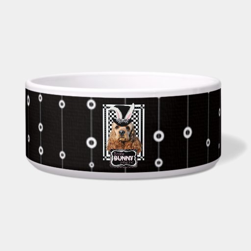 Easter - Some Bunny Loves You - Cocker Spaniel Dog Bowl