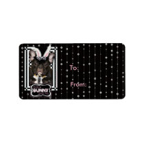 Easter - Some Bunny Loves You - French Bulldog Custom Address Label