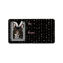 Easter - Some Bunny Loves You - French Bulldog Personalized Address Labels