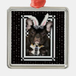 Easter - Some Bunny Loves You - French Bulldog Christmas Tree Ornament