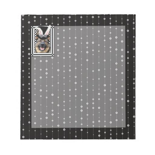 Easter - Some Bunny Loves You - German Shepherd Memo Pad