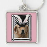 Easter - Some Bunny Loves You - Golden Retriever Keychains