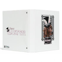 Easter - Some Bunny Loves You - Irish Setter 3 Ring Binder