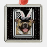 Easter - Some Bunny Loves You - Pitbull Christmas Tree Ornament