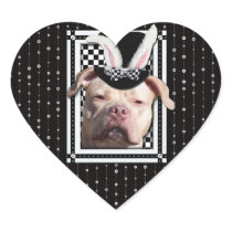 Easter - Some Bunny Loves You - Pitbull Heart Sticker