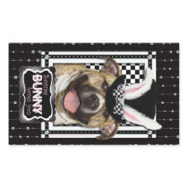Easter - Some Bunny Loves You - Pitbull Rectangle Stickers